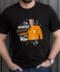 Tennessee Volunteers Morgan Wallen I’m Wearing Tennessee Orange Signature shirt