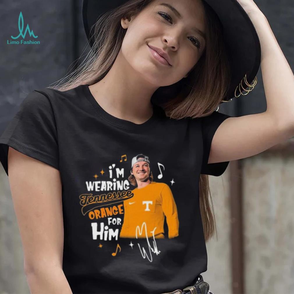 Tennessee Volunteers Morgan Wallen I’m Wearing Tennessee Orange Signature shirt Tennessee Volunteers Morgan Wallen I’m Wearing Tennessee Orange Signature shirt