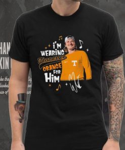 Tennessee Volunteers Morgan Wallen I’m Wearing Tennessee Orange Signature shirt