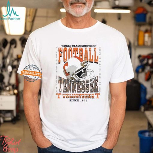 Tennessee Volunteers World Class Southern Football since 1891 helmet shirt