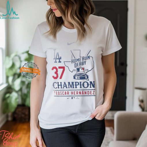 Teoscar Hernandez Los Angeles Dodgers Nike 2024 MLB Home Run Derby Champion T shirt
