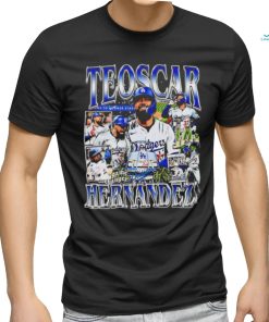 Teoscar Hernandez Los Angeles Dodgers baseball graphic t shirt