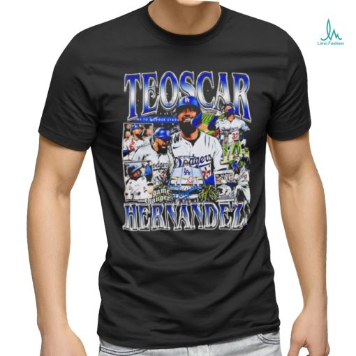 Teoscar Hernandez Los Angeles Dodgers baseball graphic t shirt