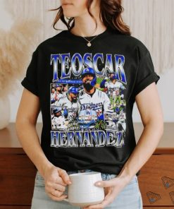 Teoscar Hernandez Los Angeles Dodgers baseball graphic t shirt