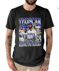 Teoscar Hernandez Los Angeles Dodgers baseball graphic t shirt