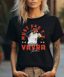 Terrin Vavra 77 Baltimore Orioles baseball MLB Binoculars must see TV signature shirt