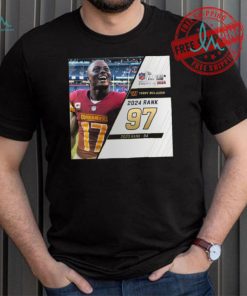 Terry McLaurin Rank 97 The NFL Top 100 Players Of 2024 T Shirt