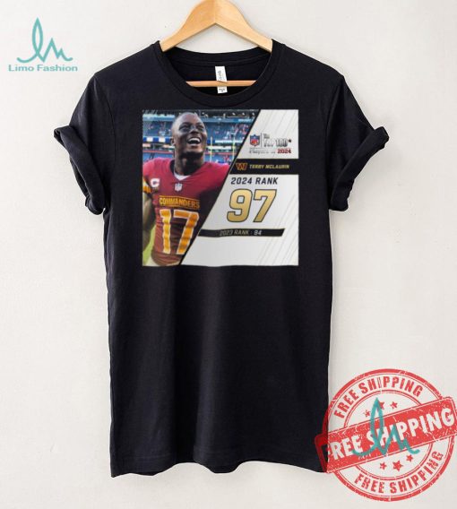 Terry McLaurin Rank 97 The NFL Top 100 Players Of 2024 T Shirt