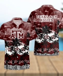 Texas A&M Aggies Palms Tree Hawaiian Shirt