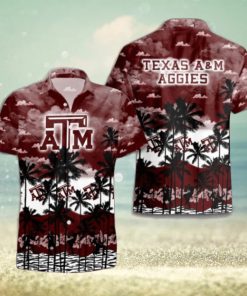 Texas A&M Aggies Palms Tree Hawaiian Shirt