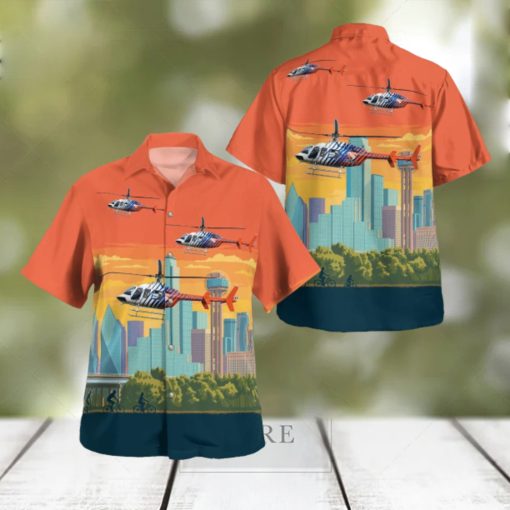 Texas, CareFlite Bell 407GX 3D Hawaiian Shirt Gift For Summer