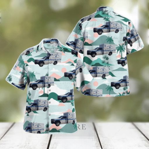 Texas, Galveston County ESD #2 3D Hawaiian Shirt Gift For Summer