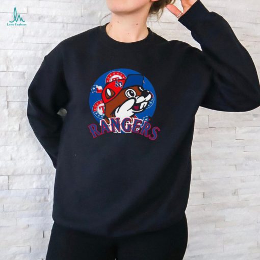 Texas Rangers baseball Buc ee’s logo funny shirt