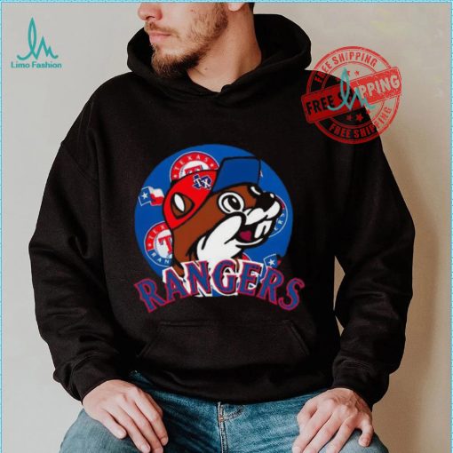 Texas Rangers baseball Buc ee’s logo funny shirt