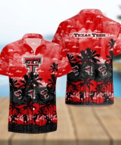 Texas Tech Red Raiders Palms Tree Hawaiian Shirt