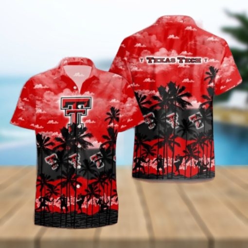 Texas Tech Red Raiders Palms Tree Hawaiian Shirt