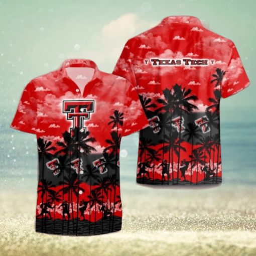 Texas Tech Red Raiders Palms Tree Hawaiian Shirt