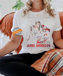 Thank You Legend 2003 2024 James Anderson signature thank you for the memories shirt