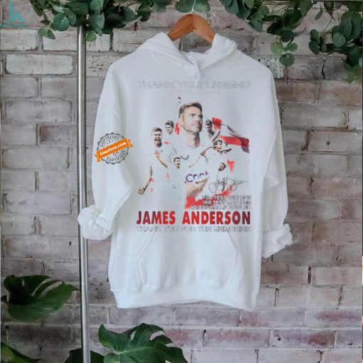 Thank You Legend 2003 2024 James Anderson signature thank you for the memories shirt