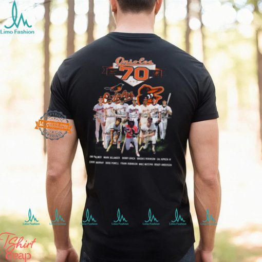 The Baltimore Orioles Celebrate Their 70th Anniversary Unisex T shirt
