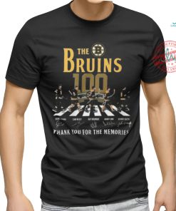 The Boston Bruins 100 Thank You For The Memories T Shirt