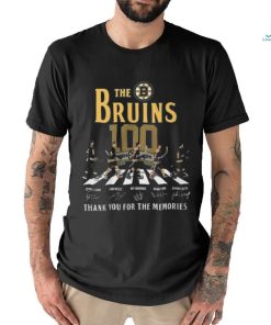 The Boston Bruins 100 Thank You For The Memories T Shirt