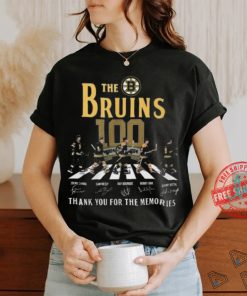 The Boston Bruins 100 Thank You For The Memories T Shirt