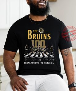 The Boston Bruins 100 Thank You For The Memories T Shirt