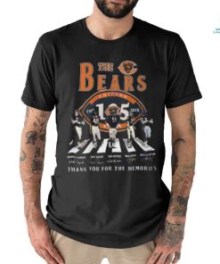 The Chicago Bears 1920 2025 Signature Thank Your For The Memories Unisex T Shirt, hoodie, sweater, long sleeve and tank top The Chicago Bears 1920 2025 Signature Thank Your For The Memories Unisex T Shirt