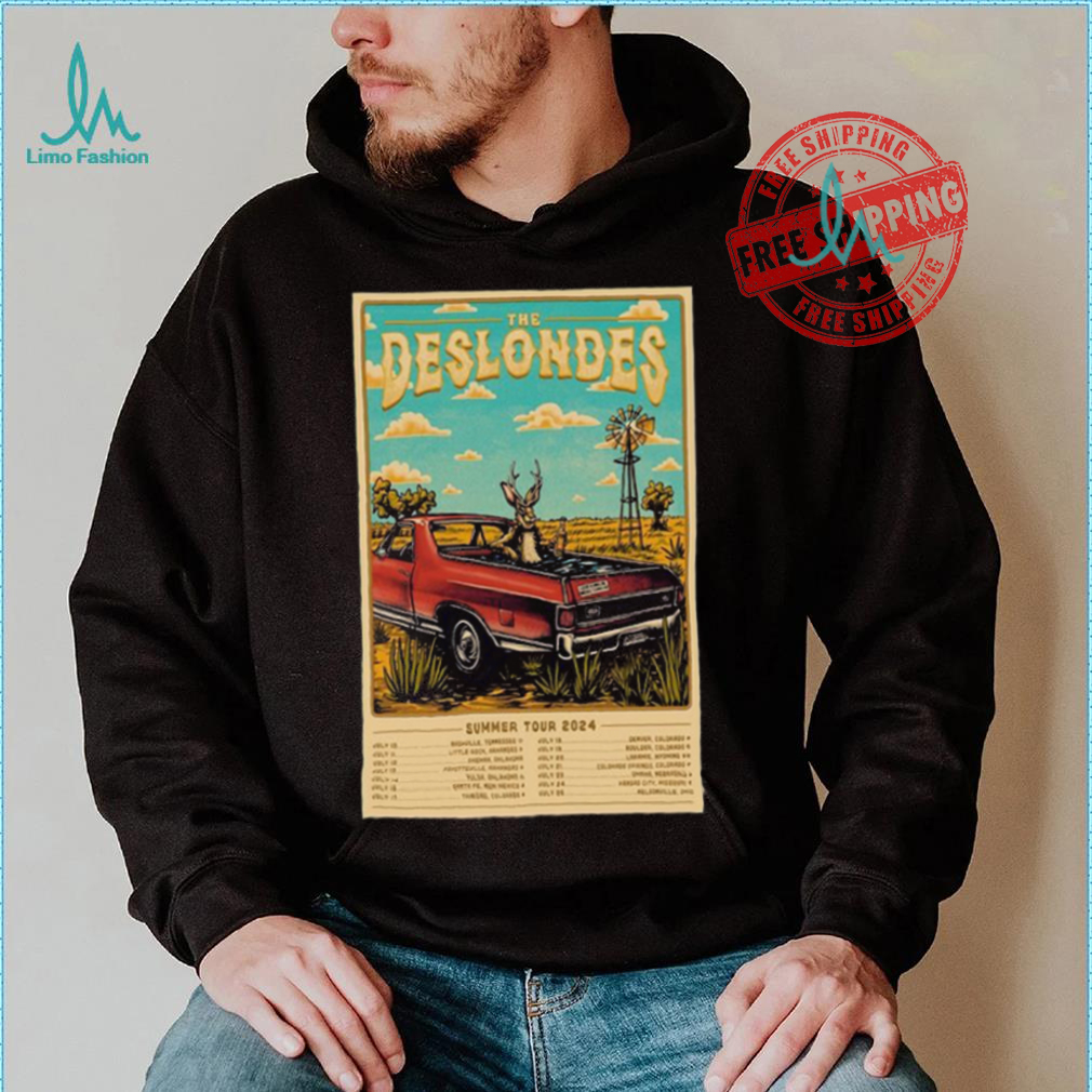 The Deslondes Summer Tour 2024 Poster shirt The Deslondes Summer Tour 2024 Poster shirt