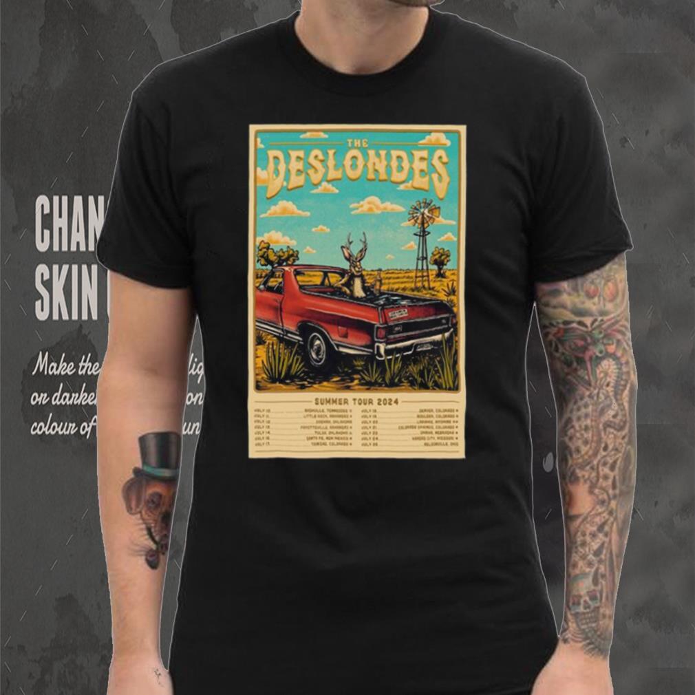 The Deslondes Summer Tour 2024 Poster shirt The Deslondes Summer Tour 2024 Poster shirt