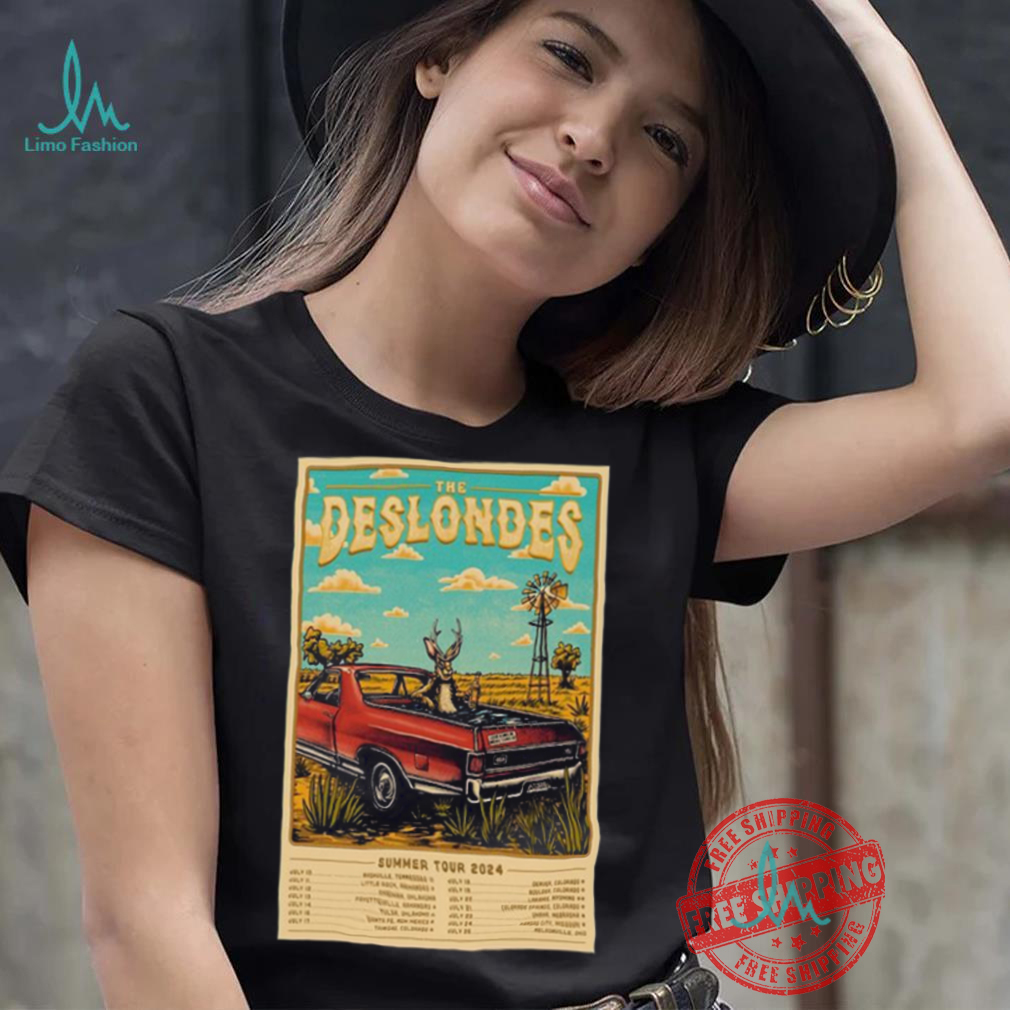 The Deslondes Summer Tour 2024 Poster shirt The Deslondes Summer Tour 2024 Poster shirt