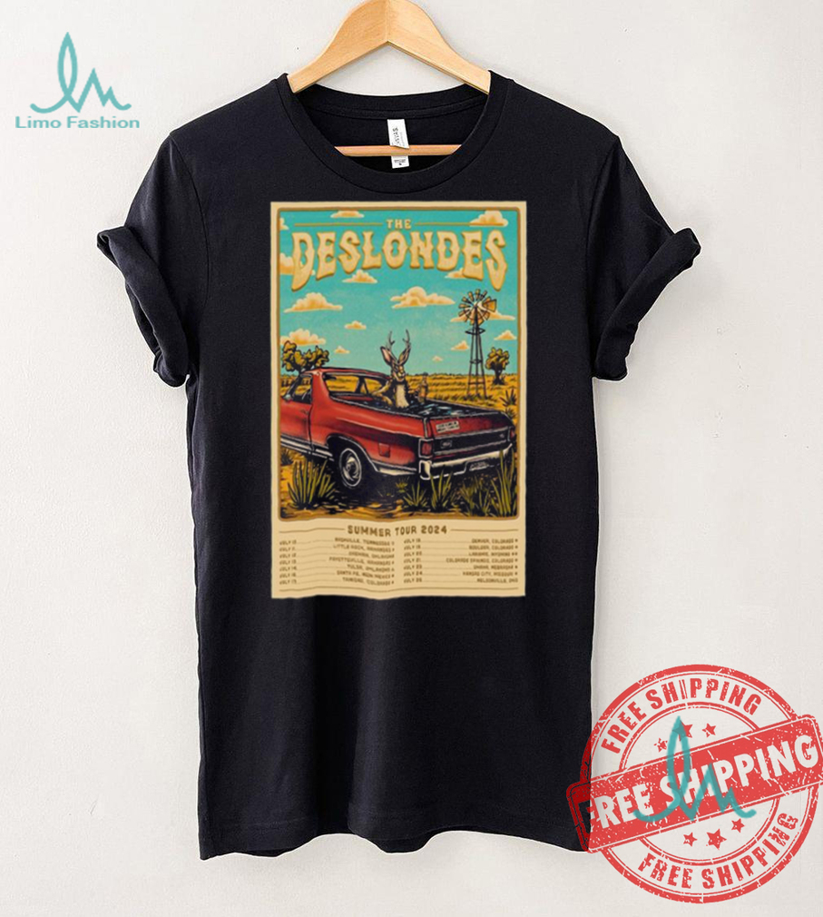 The Deslondes Summer Tour 2024 Poster shirt The Deslondes Summer Tour 2024 Poster shirt