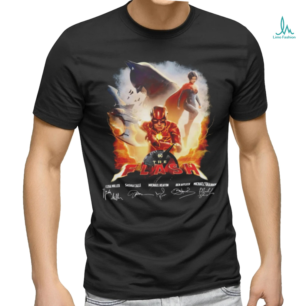 The Flash DC 2024 Signatures Thank You For The Memories Tshirt The Flash DC 2024 Signatures Thank You For The Memories Tshirt