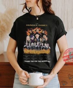 The Hunger Game 12th Anniversary 2012 2024 Signature Thank You For The Memories Unisex T Shirt