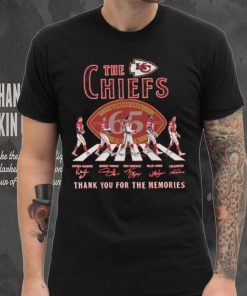 The Kansas City Chiefs Abbey Road NFL Thank You For The Memories Signatures shirt