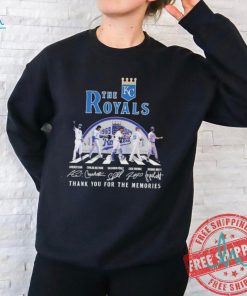 The Kansas City Royals MLB Thank You For The Memories T Shirt