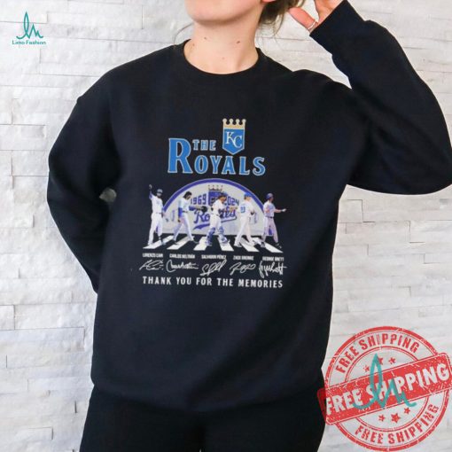 The Kansas City Royals MLB Thank You For The Memories T Shirt