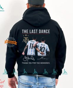 The Last Dance Messi & Di Maria Thank You For The Memories T Shirt