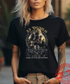 The Lord Of The Rings Anniversary 2001 2024 Thank You For The Memories T Shirt