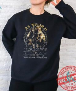 The Lord Of The Rings Anniversary 2001 2024 Thank You For The Memories T Shirt