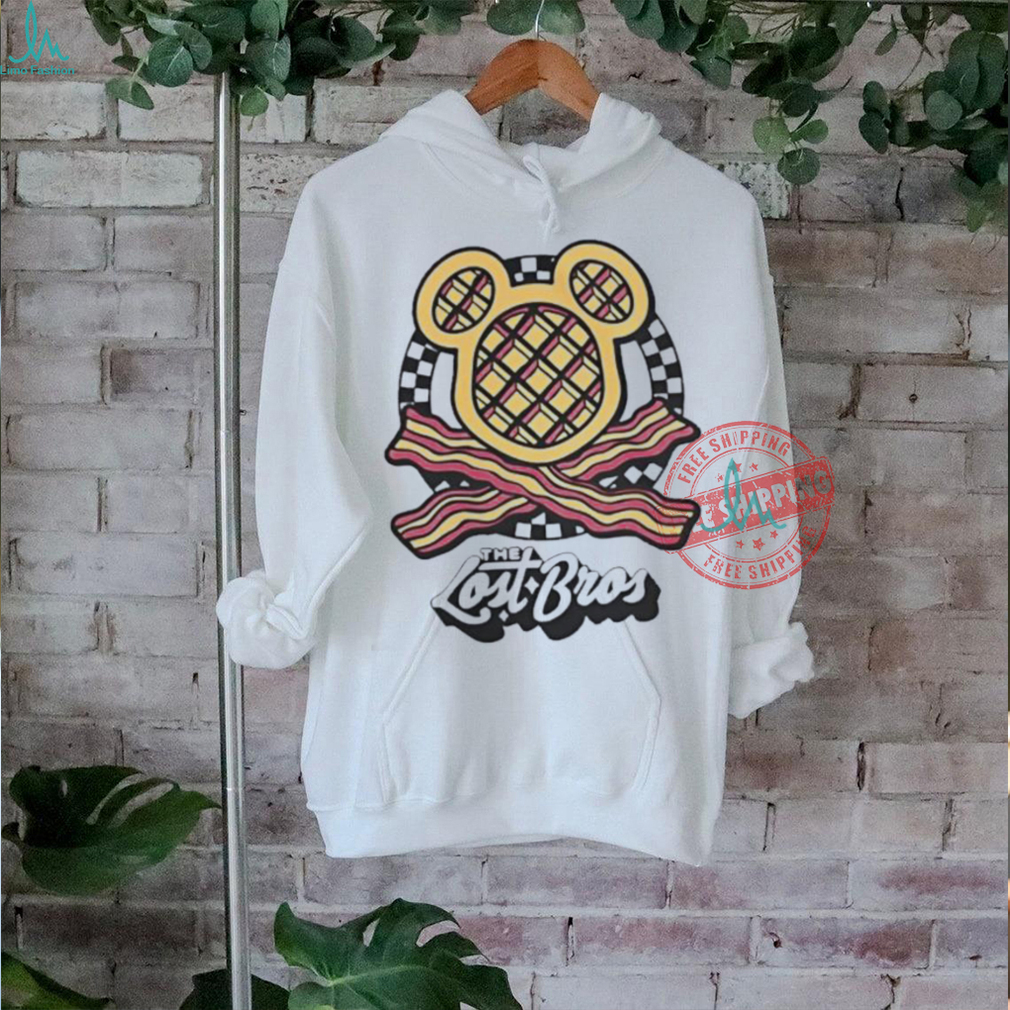 The Lost Bros Waffle Bacon Crossbones Shirt The Lost Bros Waffle Bacon Crossbones Shirt