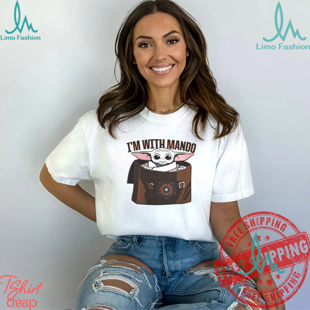 The Mandalorian I’m With Mando White T Shirt The Mandalorian I’m With Mando White T Shirt