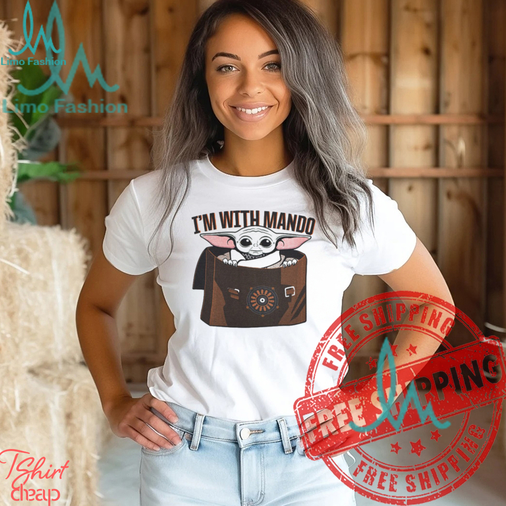 The Mandalorian I’m With Mando White T Shirt The Mandalorian I’m With Mando White T Shirt