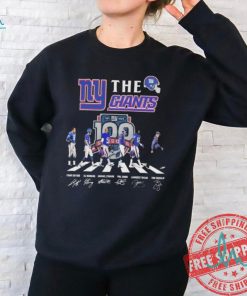 The New York Giants American Football Team NFL Signatures T Shirt