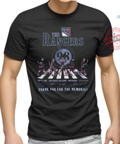The New York Rangers Signature Thank You For The Memories Unisex T Shirt