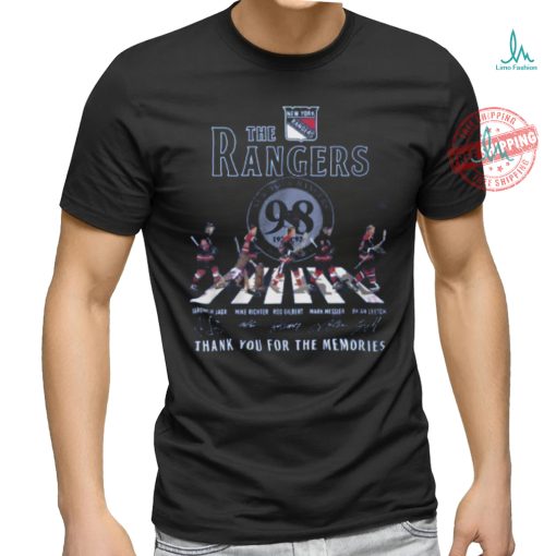 The New York Rangers Signature Thank You For The Memories Unisex T Shirt