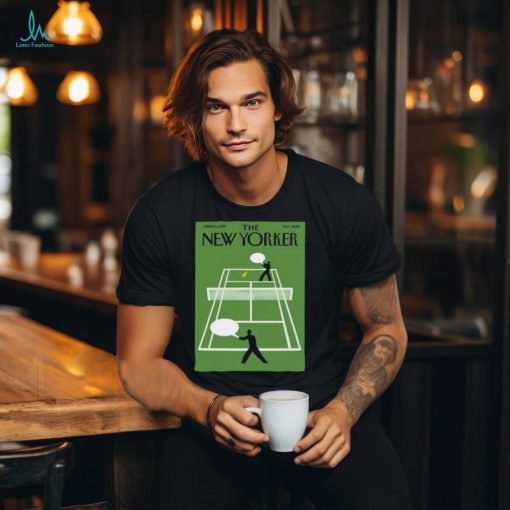 The New Yorker July 2024 Tennis Poster shirt