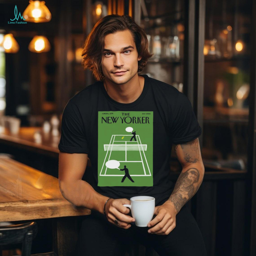 The New Yorker July 2024 Tennis Poster shirt The New Yorker July 2024 Tennis Poster shirt
