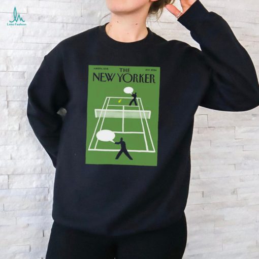 The New Yorker July 2024 Tennis Poster shirt